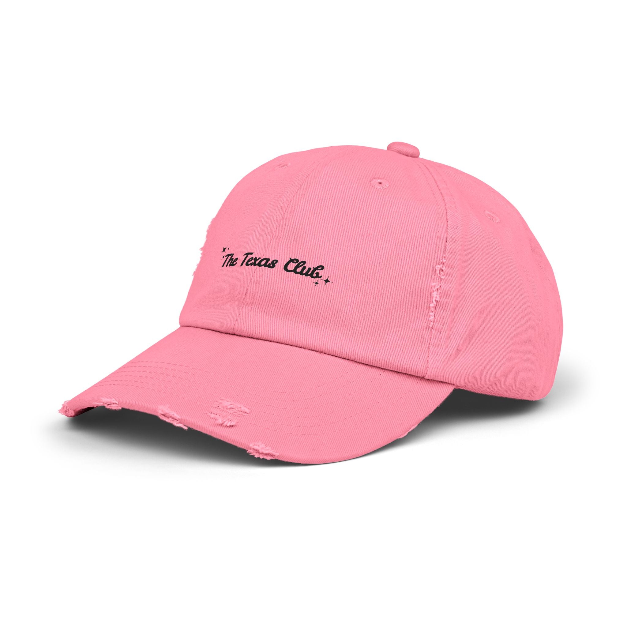 The Texas Club Sparkle Distressed Baseball Hat