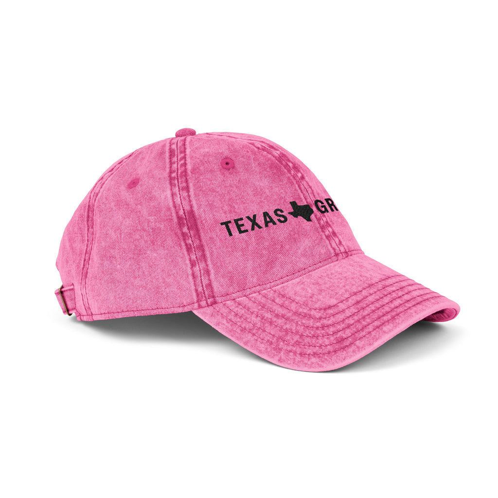 The Texas Club Texas Grandma Vintage Embroidered Hat