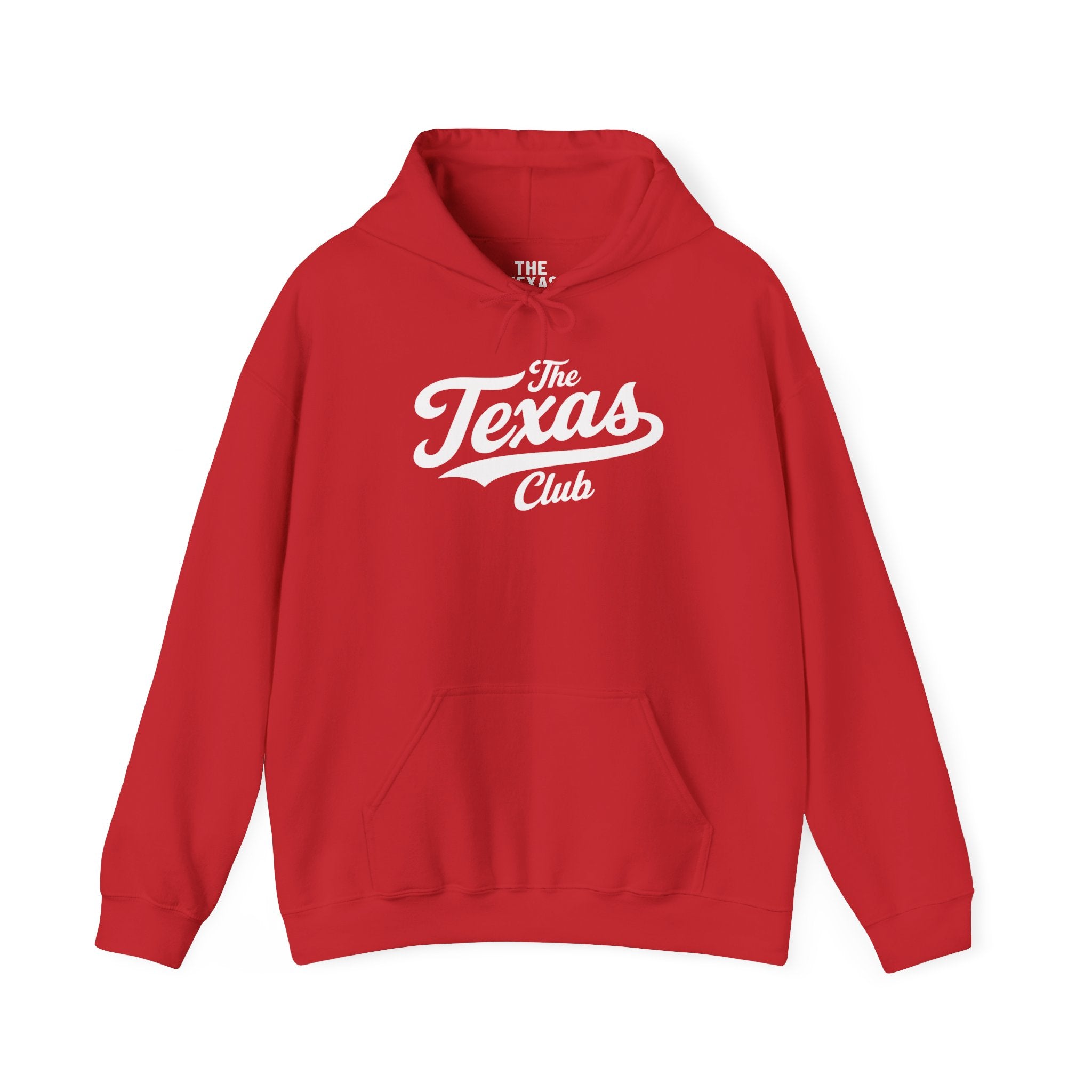 The Texas Club Men's Jersey Logo White Font Hoodie