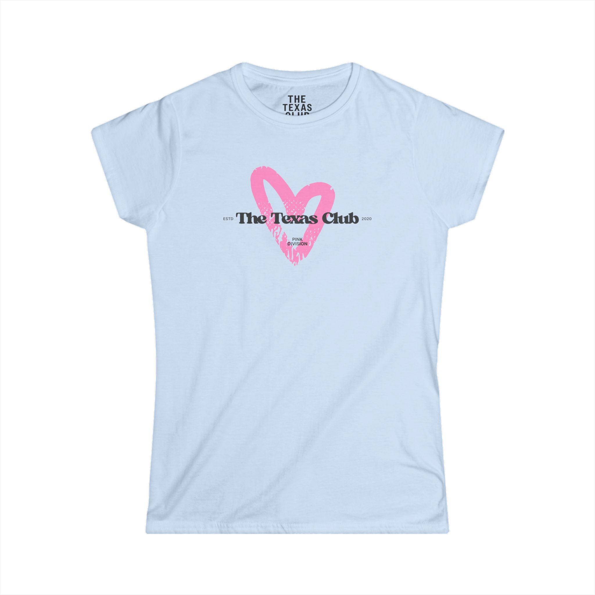 The Texas Club Women's Paintbrush Heart T-Shirt