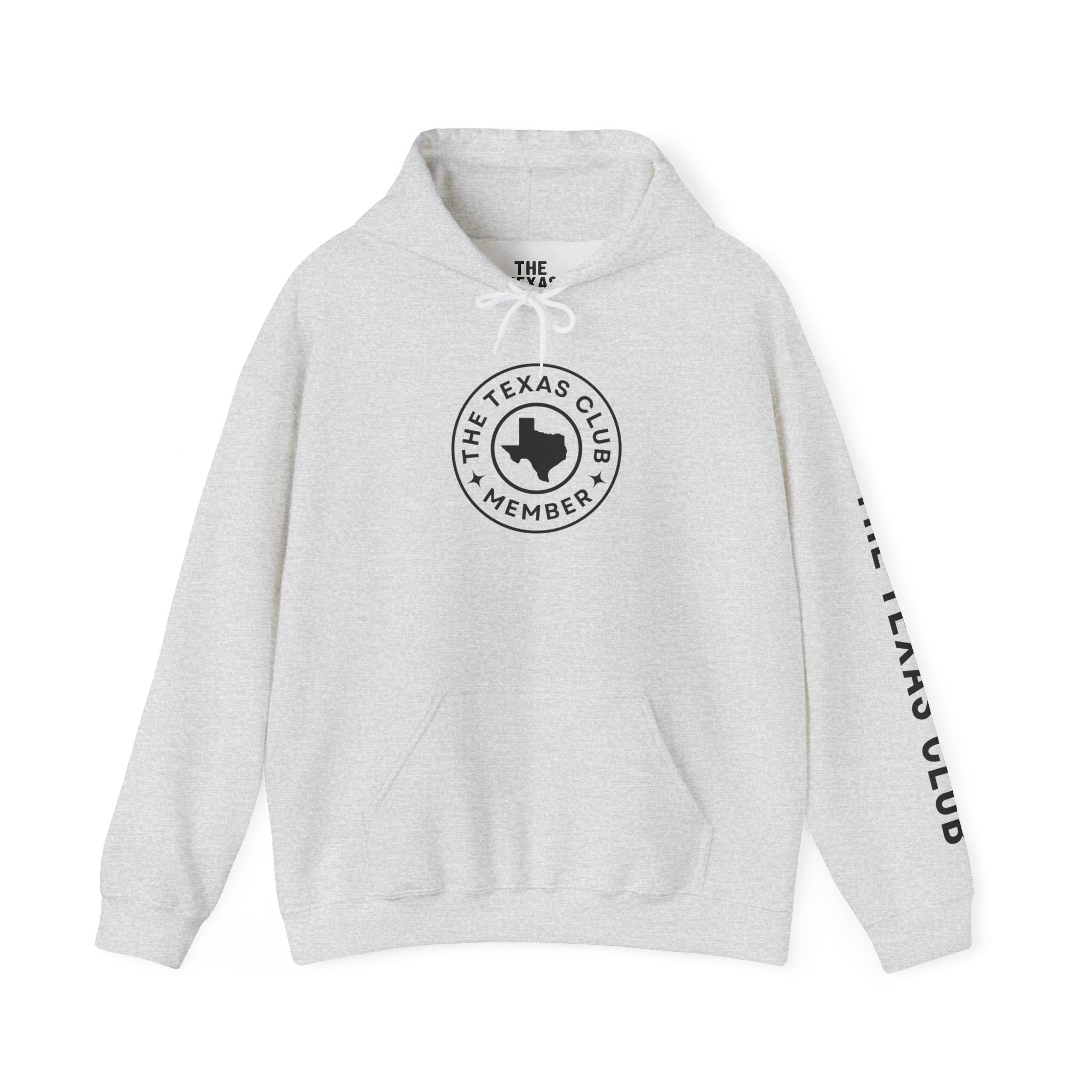 The Texas Club Women's Circle Logo and Sleeve Hoodie