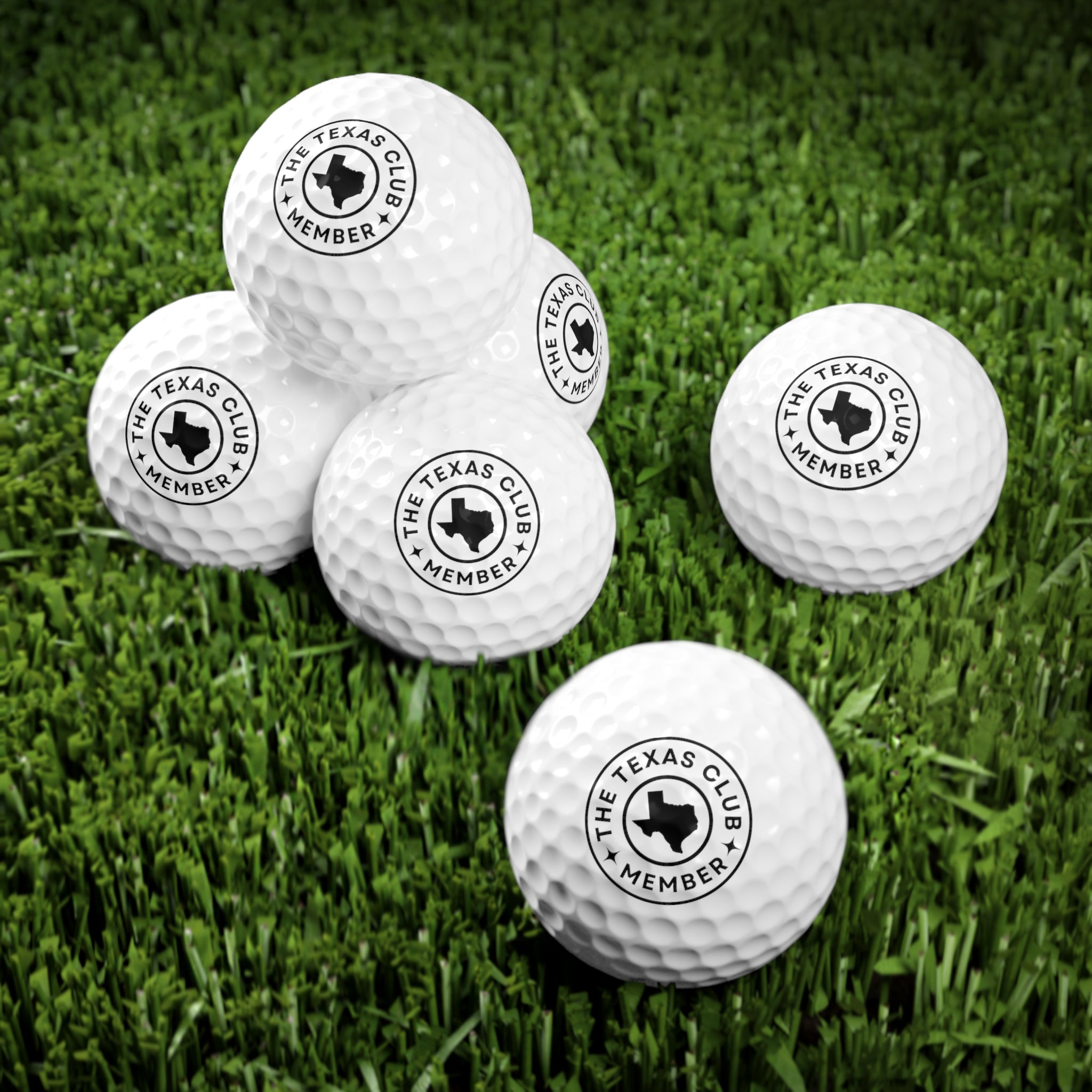 The Texas Club Golf Balls 6pcs