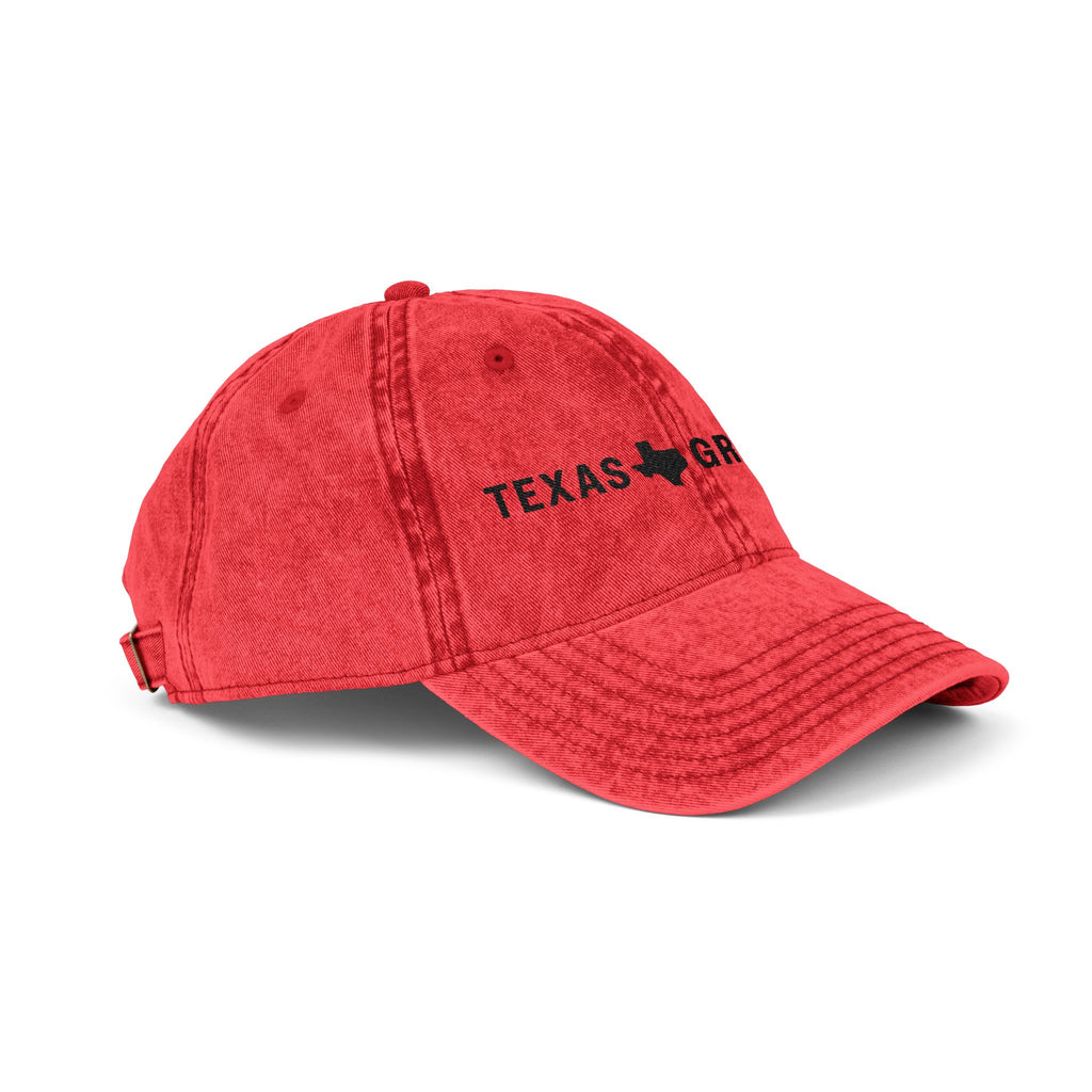 The Texas Club Texas Grandma Vintage Embroidered Hat