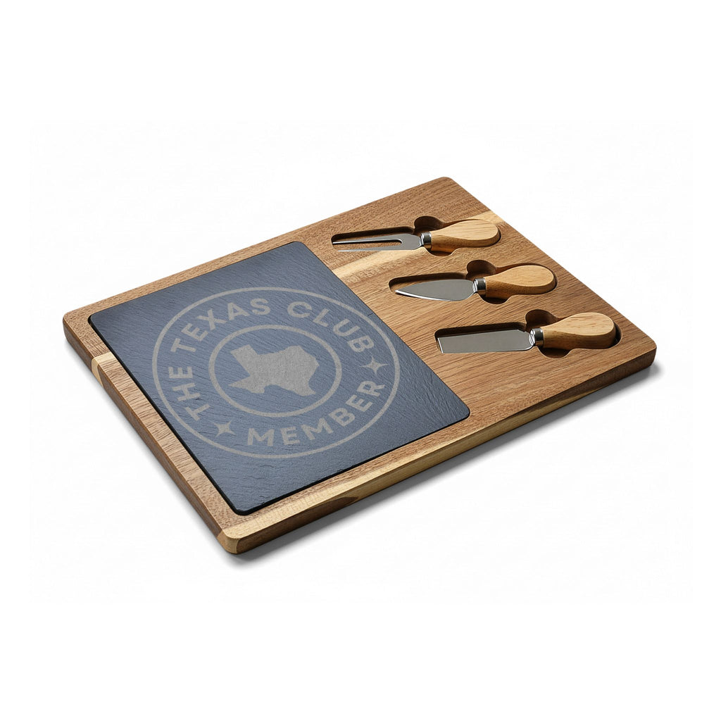 The Texas Club Engraved Charcuterie Board