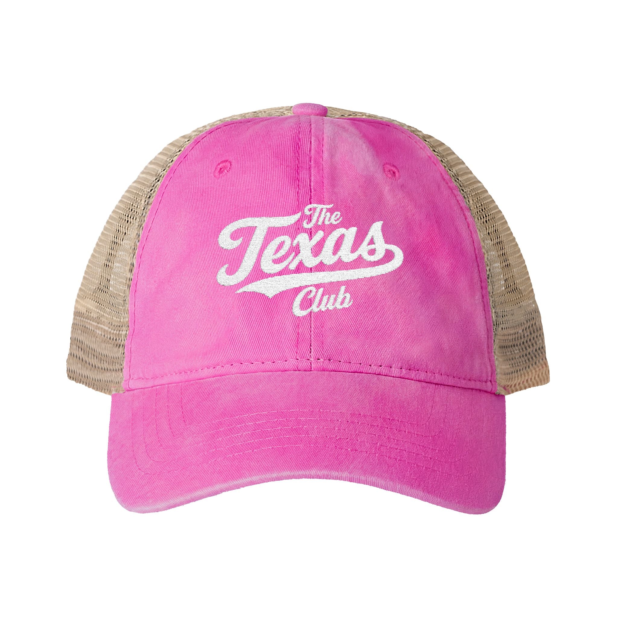 The Texas Club Women's Washed Mesh-Back Hat