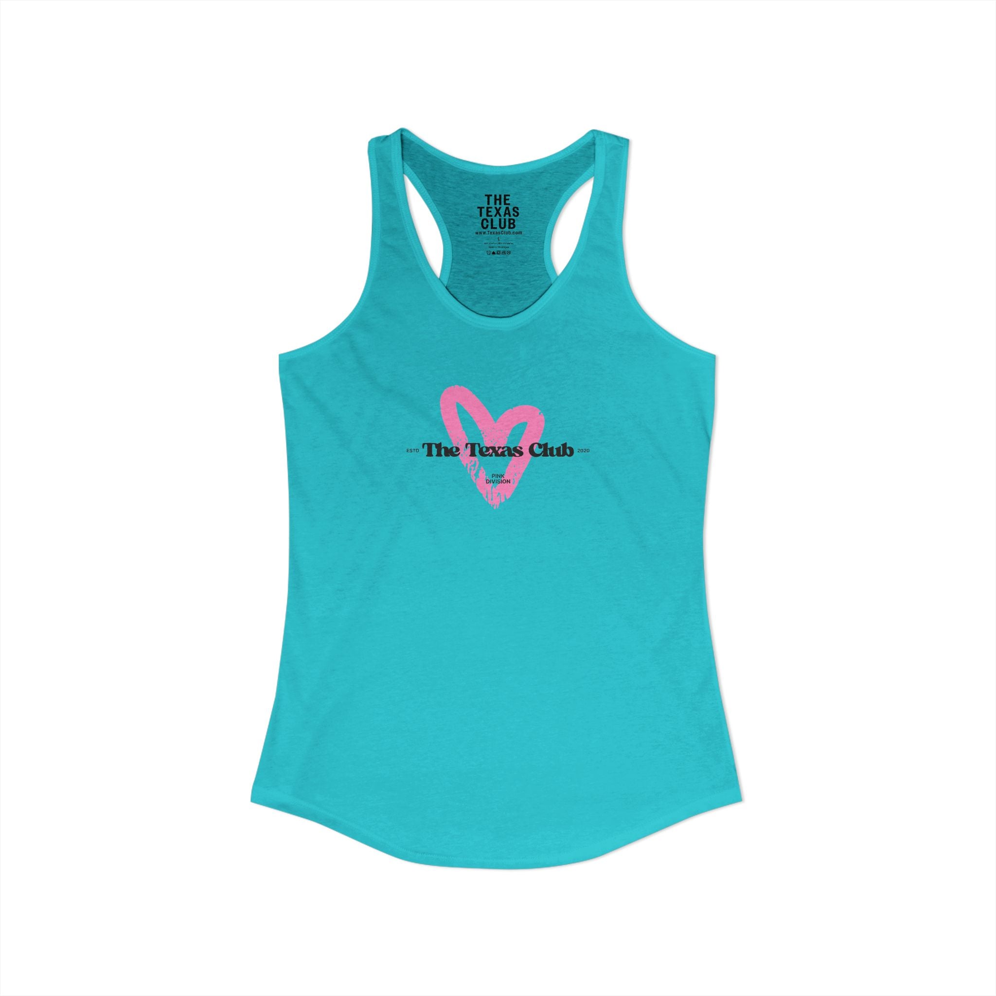 The Texas Club Women's Paintbrush Heart Tank Top