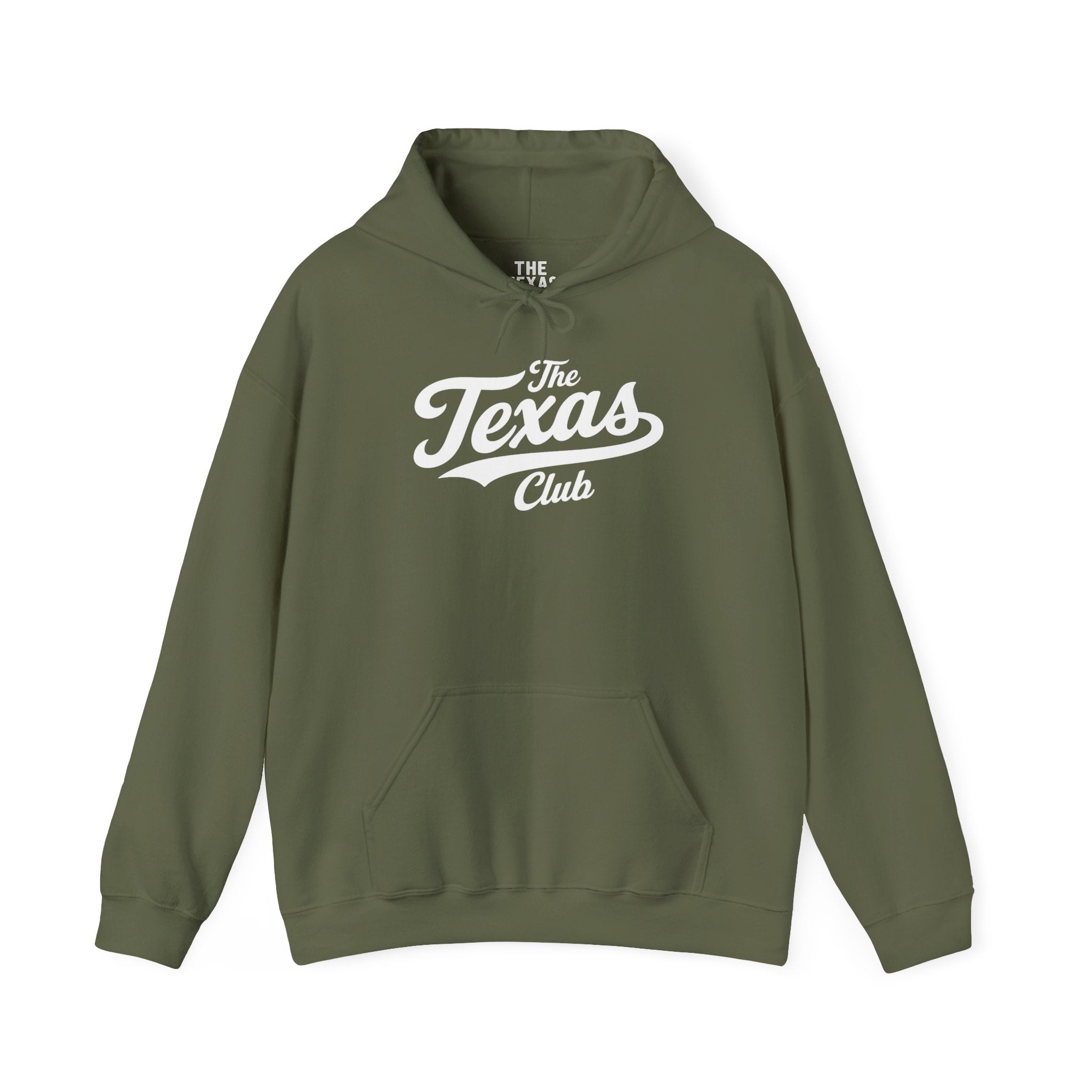 The Texas Club Men's Jersey Logo White Font Hoodie