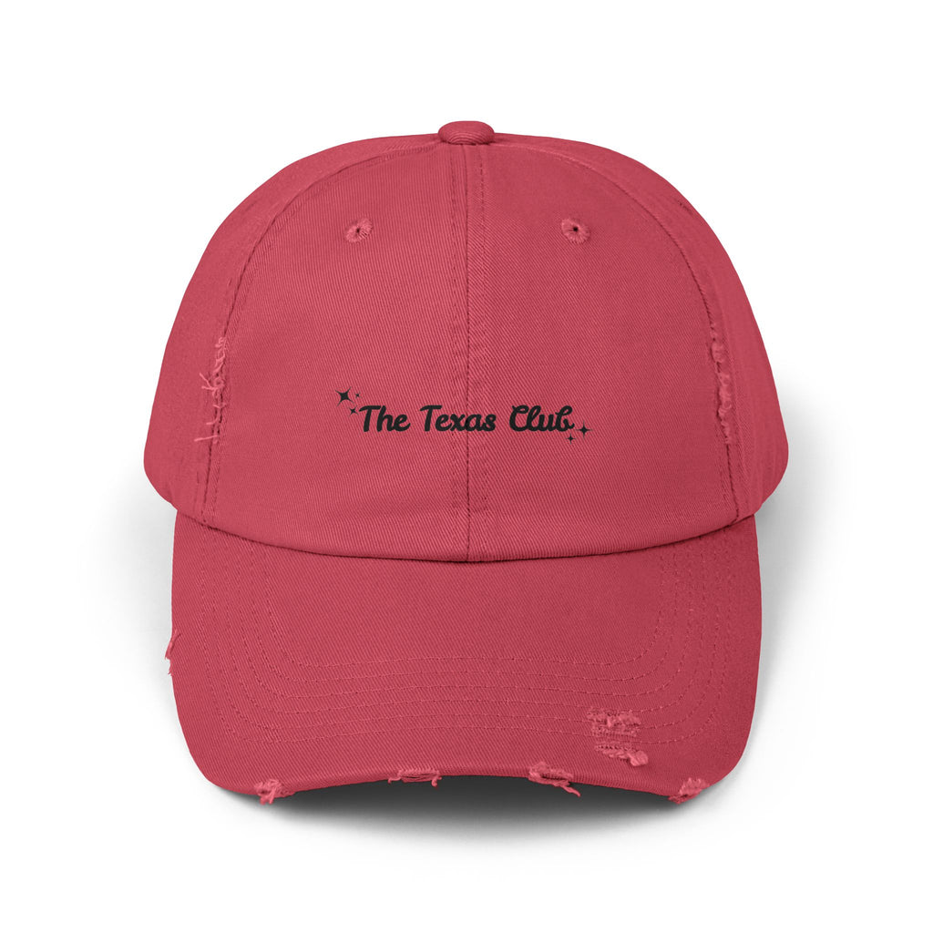 The Texas Club Sparkle Distressed Baseball Hat