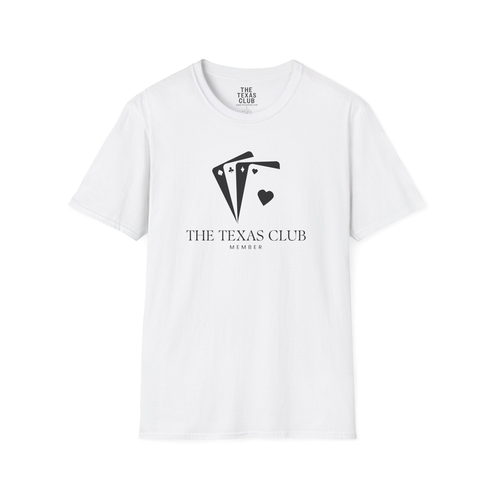 The Texas Club Men's Poker Cards T-Shirt