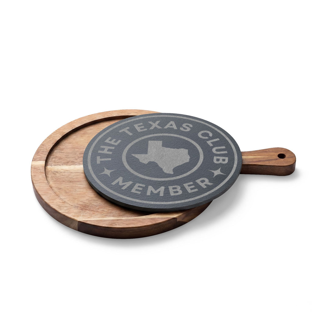 The Texas Club Engraved Charcuterie Board