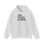 The Texas Club Men's Official Logo Black Font Hoodie