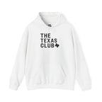 The Texas Club Men's Official Logo Black Font Hoodie