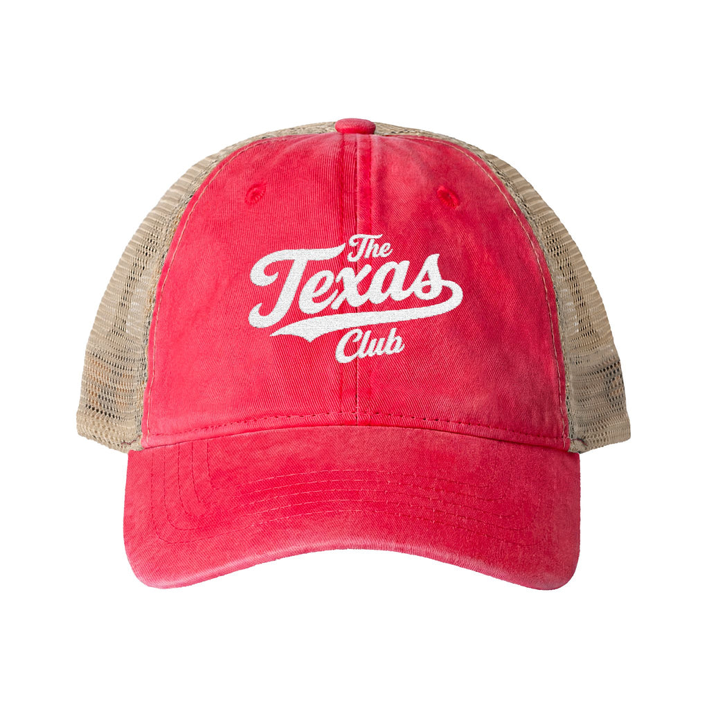 The Texas Club Women's Washed Mesh-Back Hat