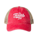 The Texas Club Women's Washed Mesh-Back Hat