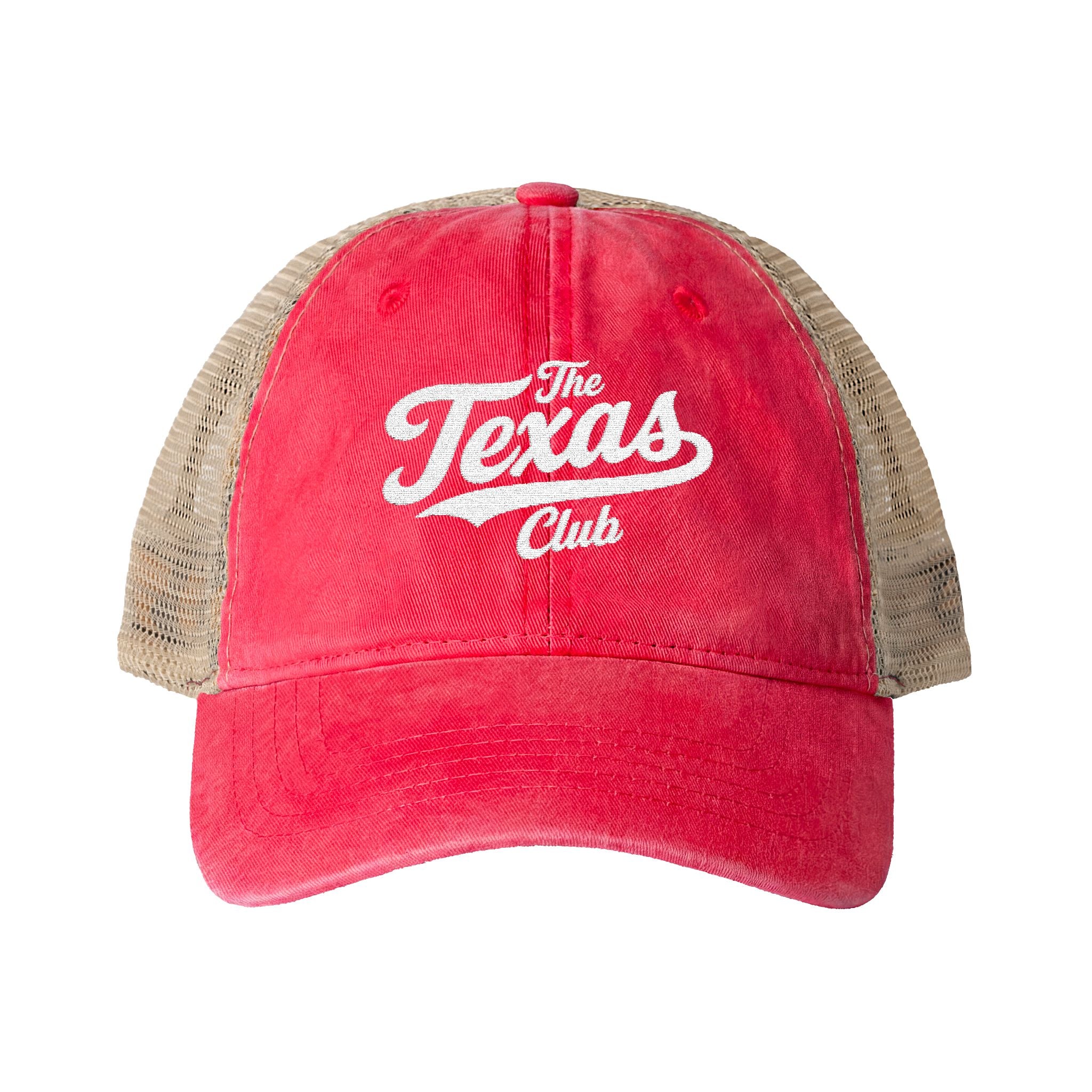 The Texas Club Women's Washed Mesh-Back Hat