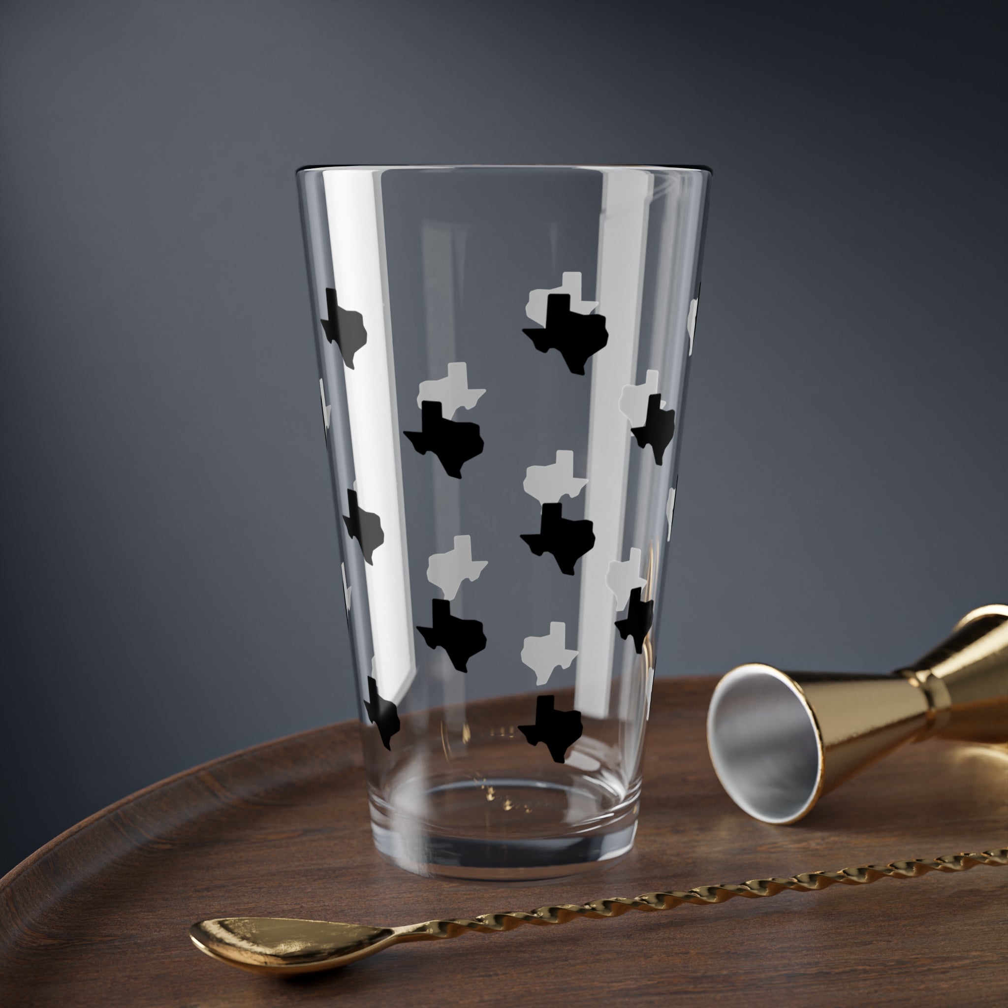The Texas Club Texas Pattern 16oz Mixing Glass