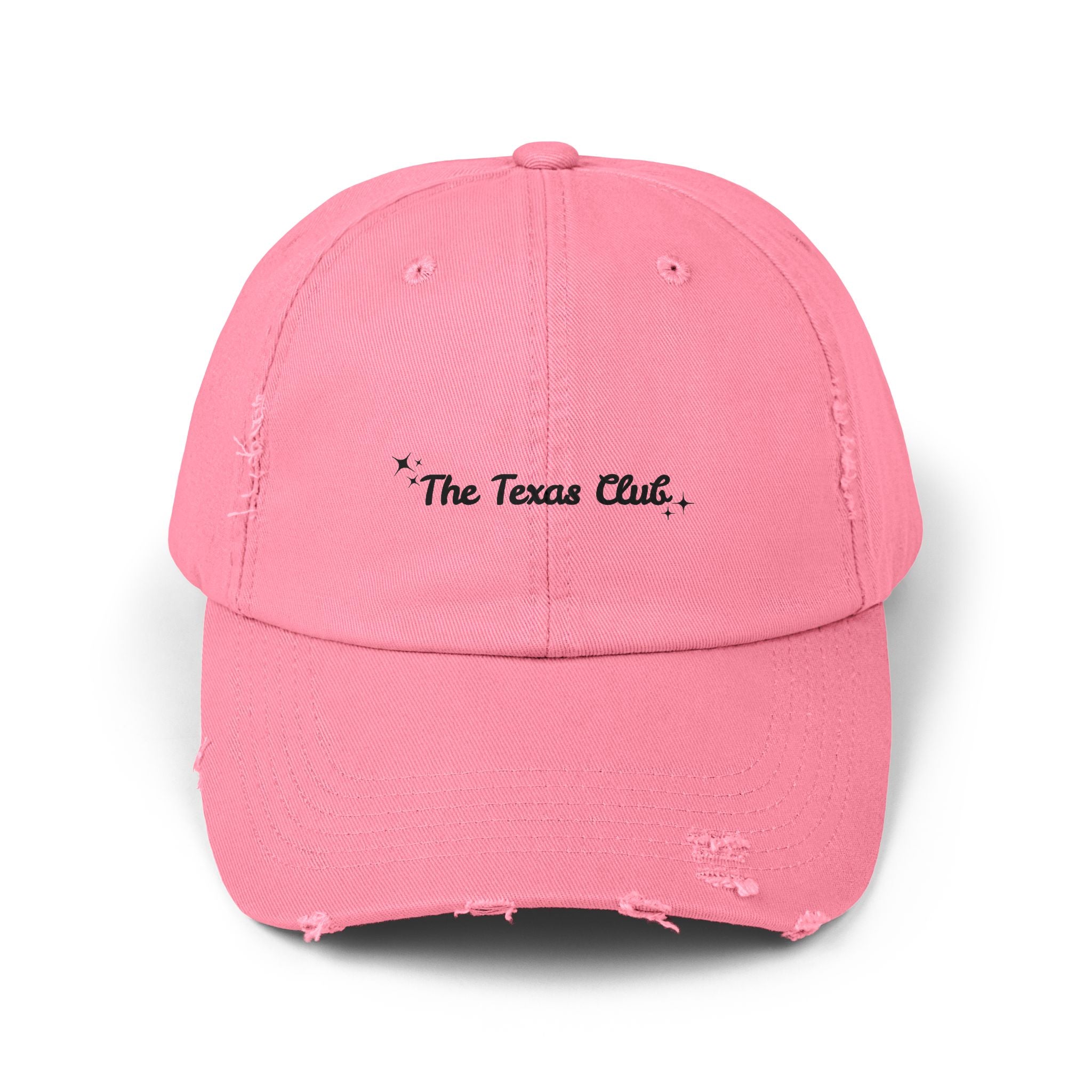 The Texas Club Sparkle Distressed Baseball Hat