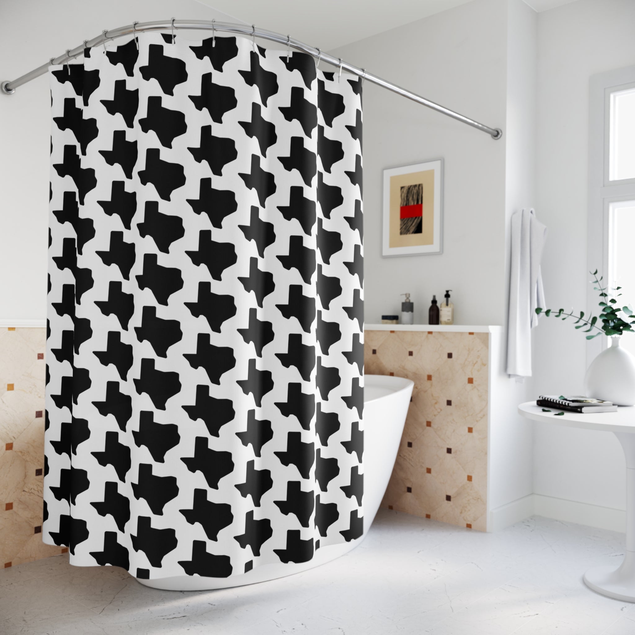 The Texas Club Texas Pattern Shower Curtain