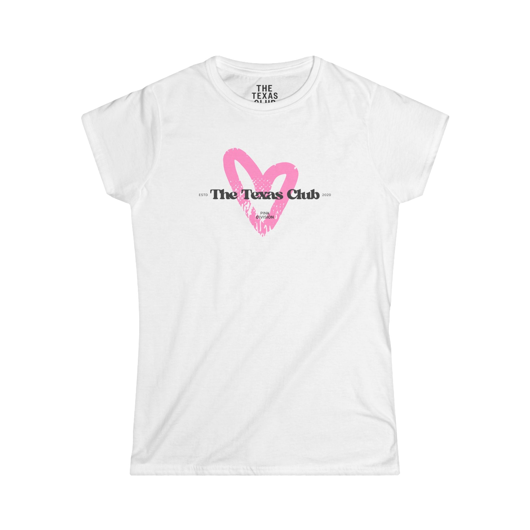 The Texas Club Women's Paintbrush Heart T-Shirt