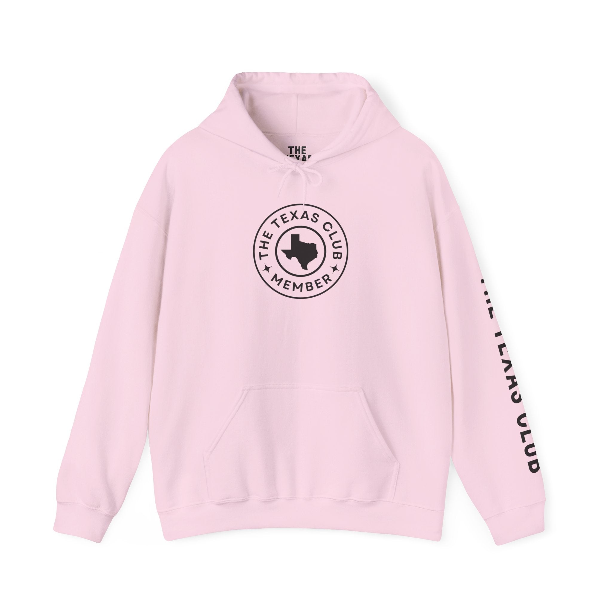 The Texas Club Women's Circle Logo and Sleeve Hoodie