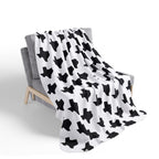 The Texas Club Texas Pattern Sherpa Blanket