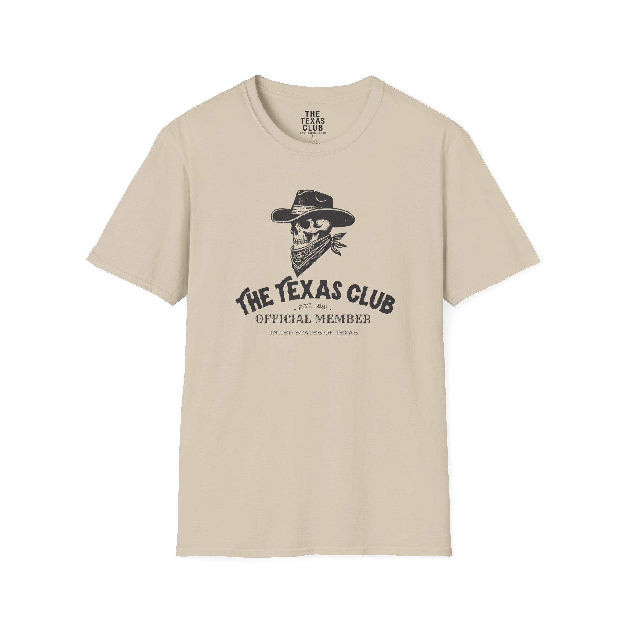The Texas Club Men's Skull Cowboy T-Shirt