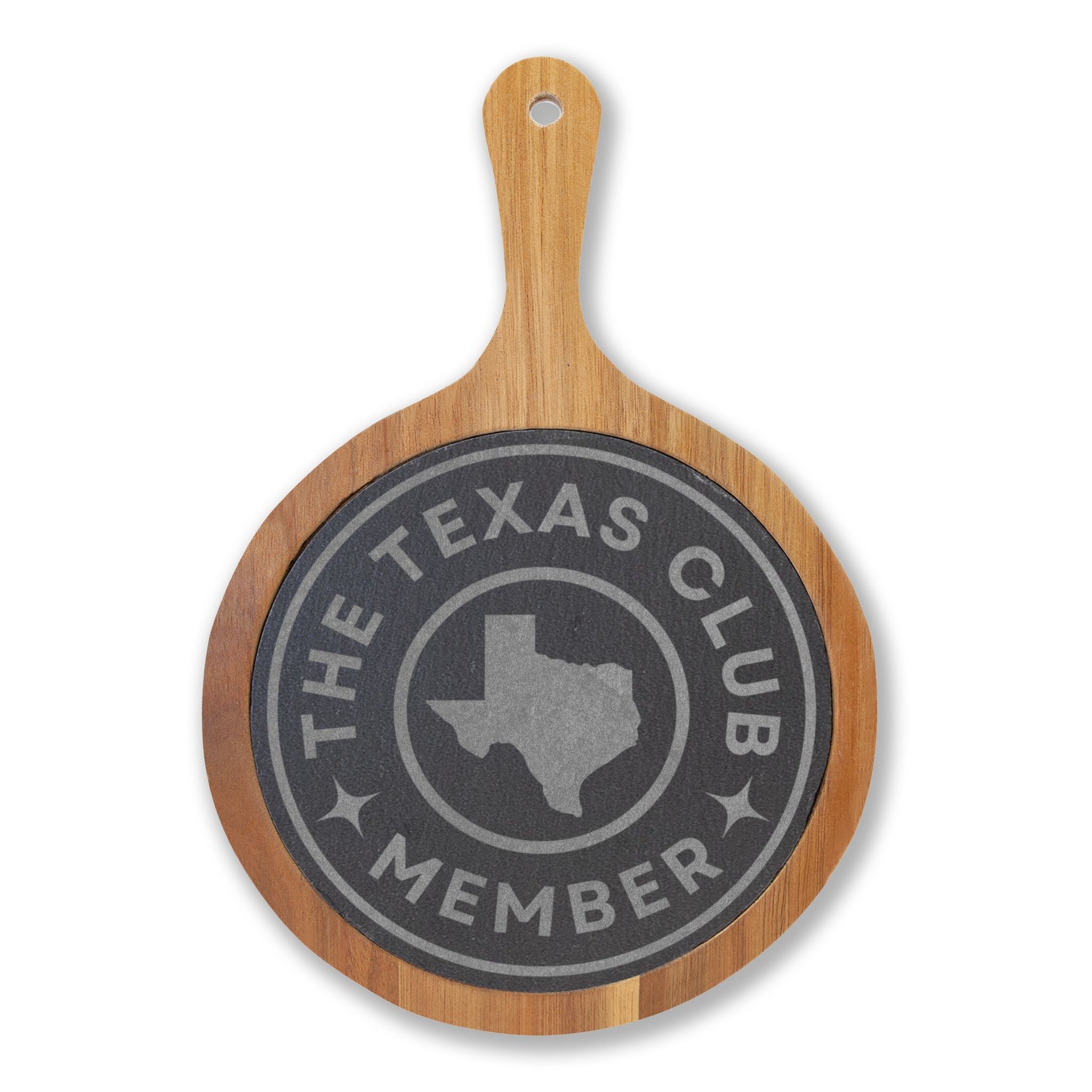 The Texas Club Engraved Charcuterie Board