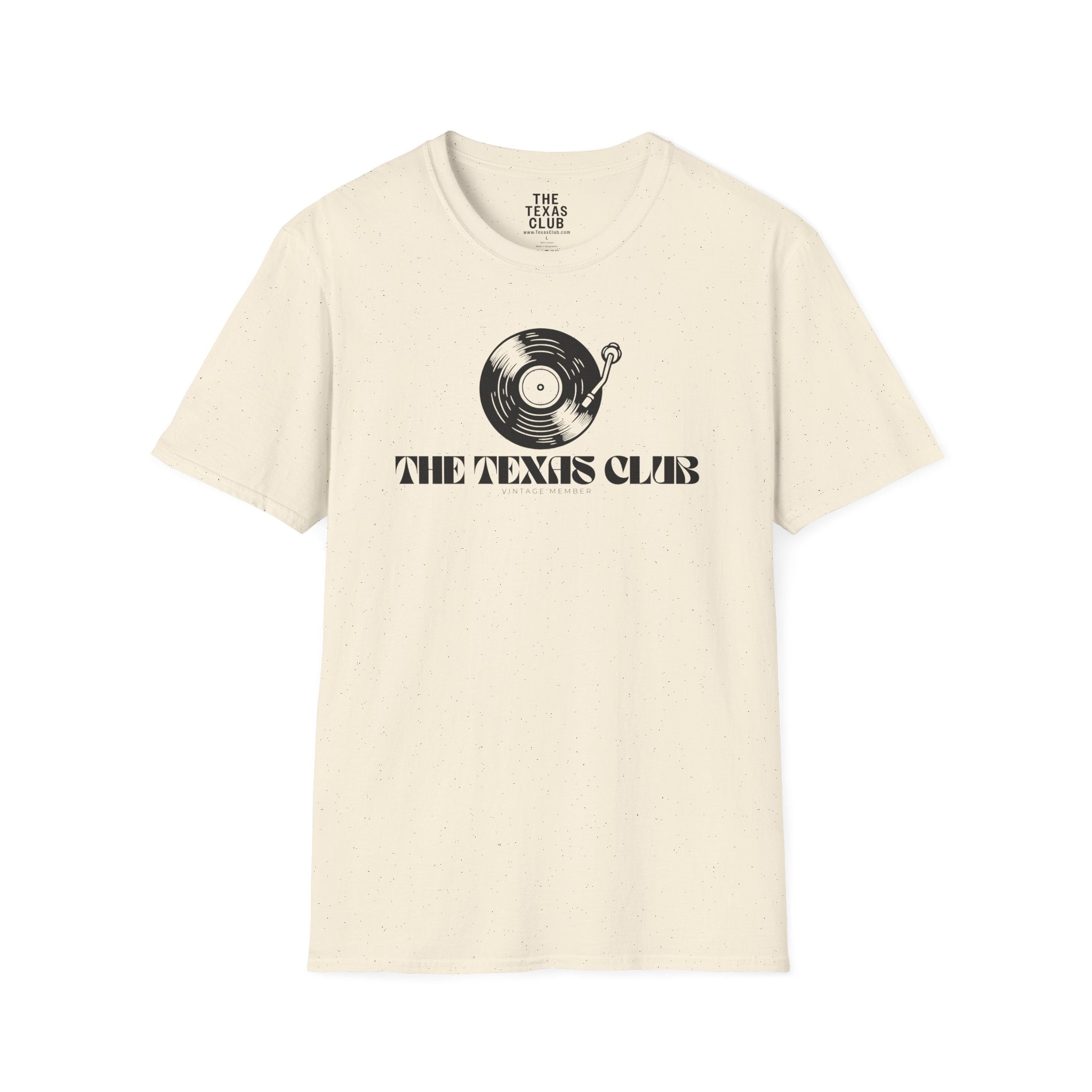 The Texas Club Men's Record Player T-Shirt