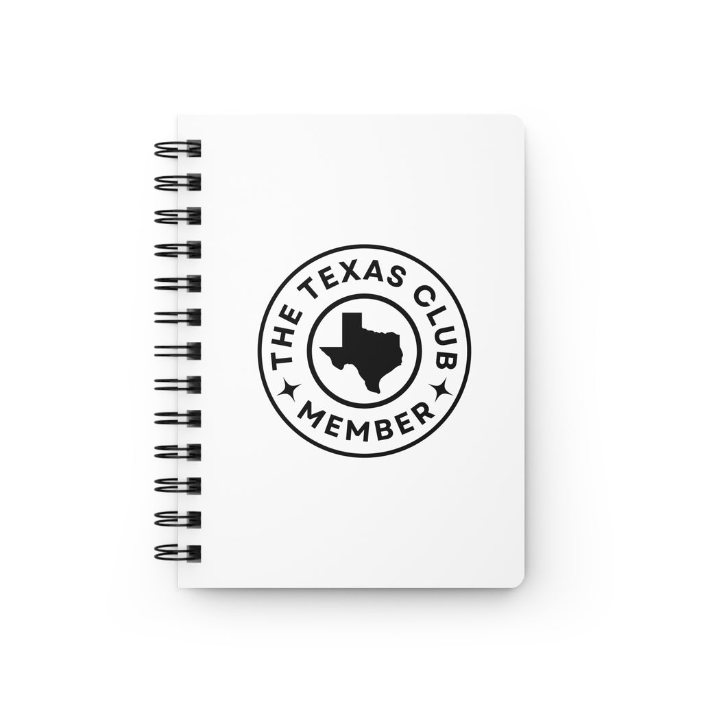 The Texas Club Member Spiral Journal