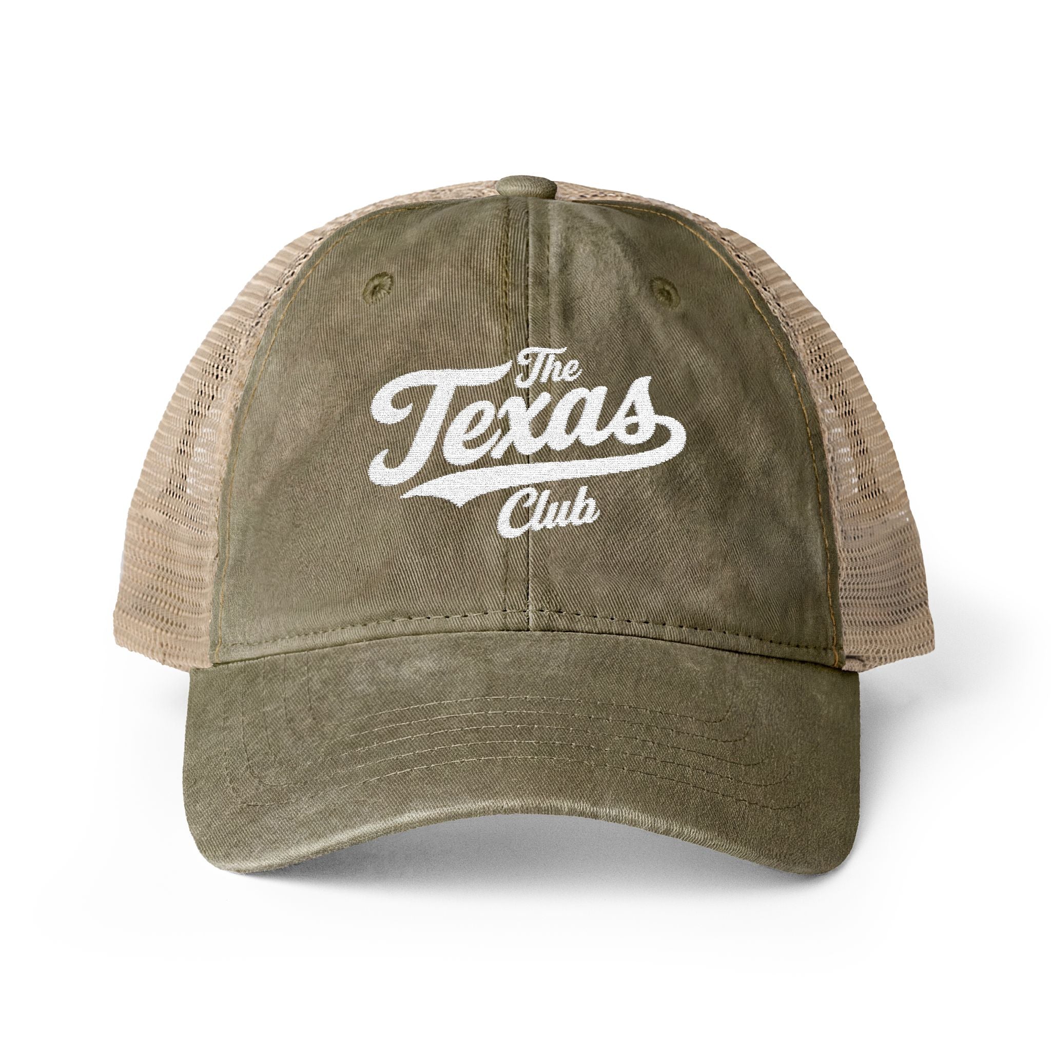 The Texas Club Women's Washed Mesh-Back Hat