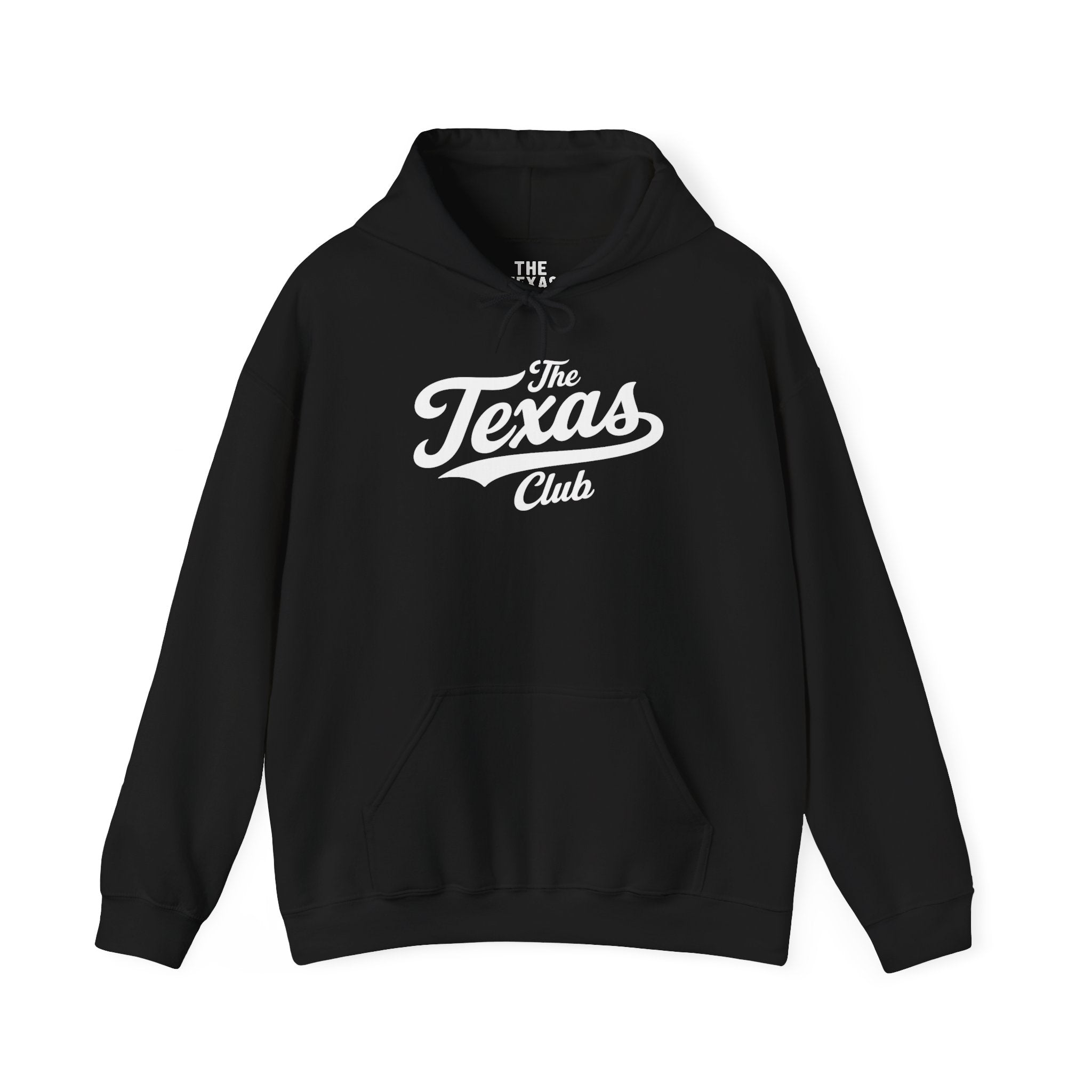 The Texas Club Men's Jersey Logo White Font Hoodie