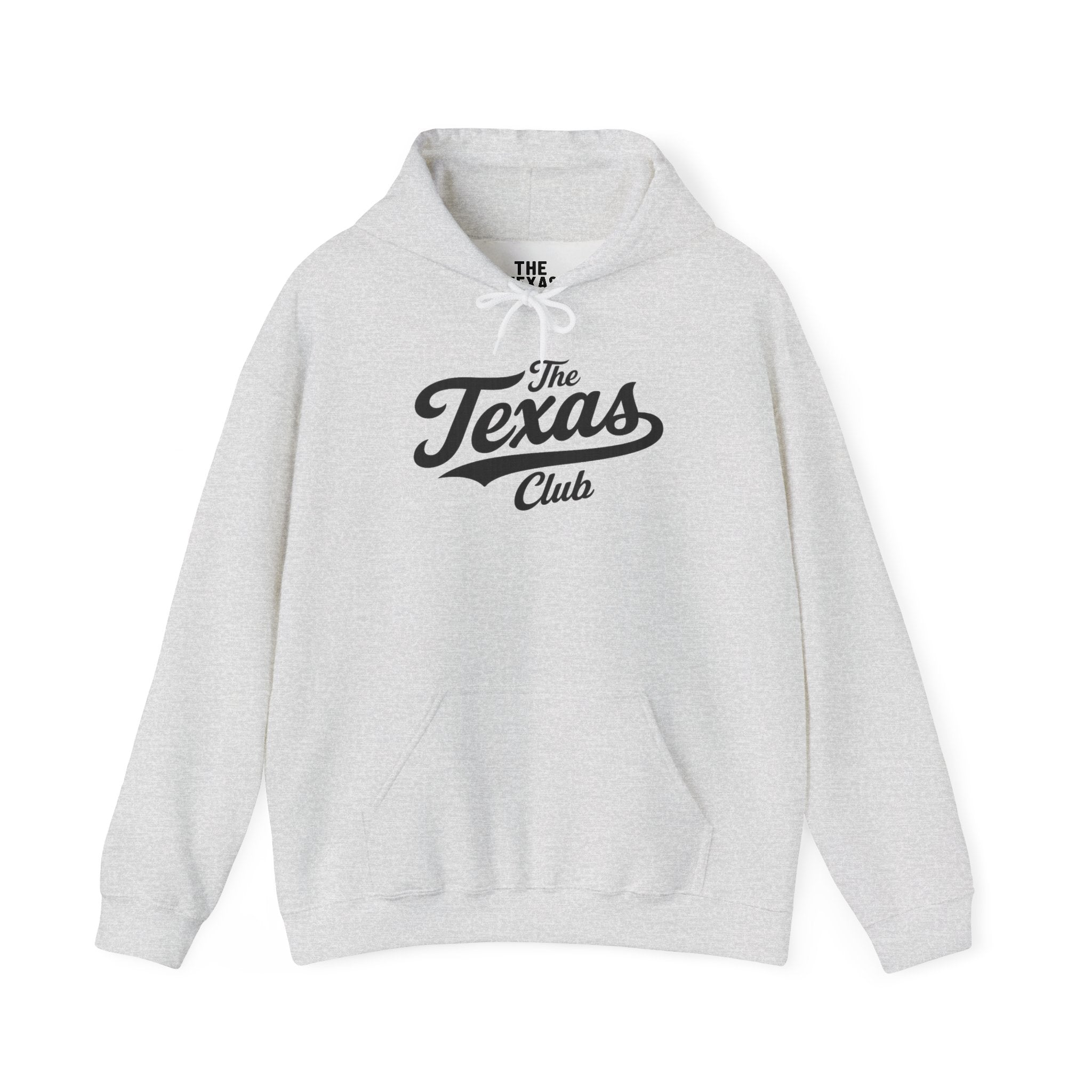 The Texas Club Men's Jersey Logo Black Font Hoodie