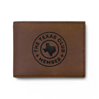 The Texas Club Men's Bi-Fold Wallet with Flip