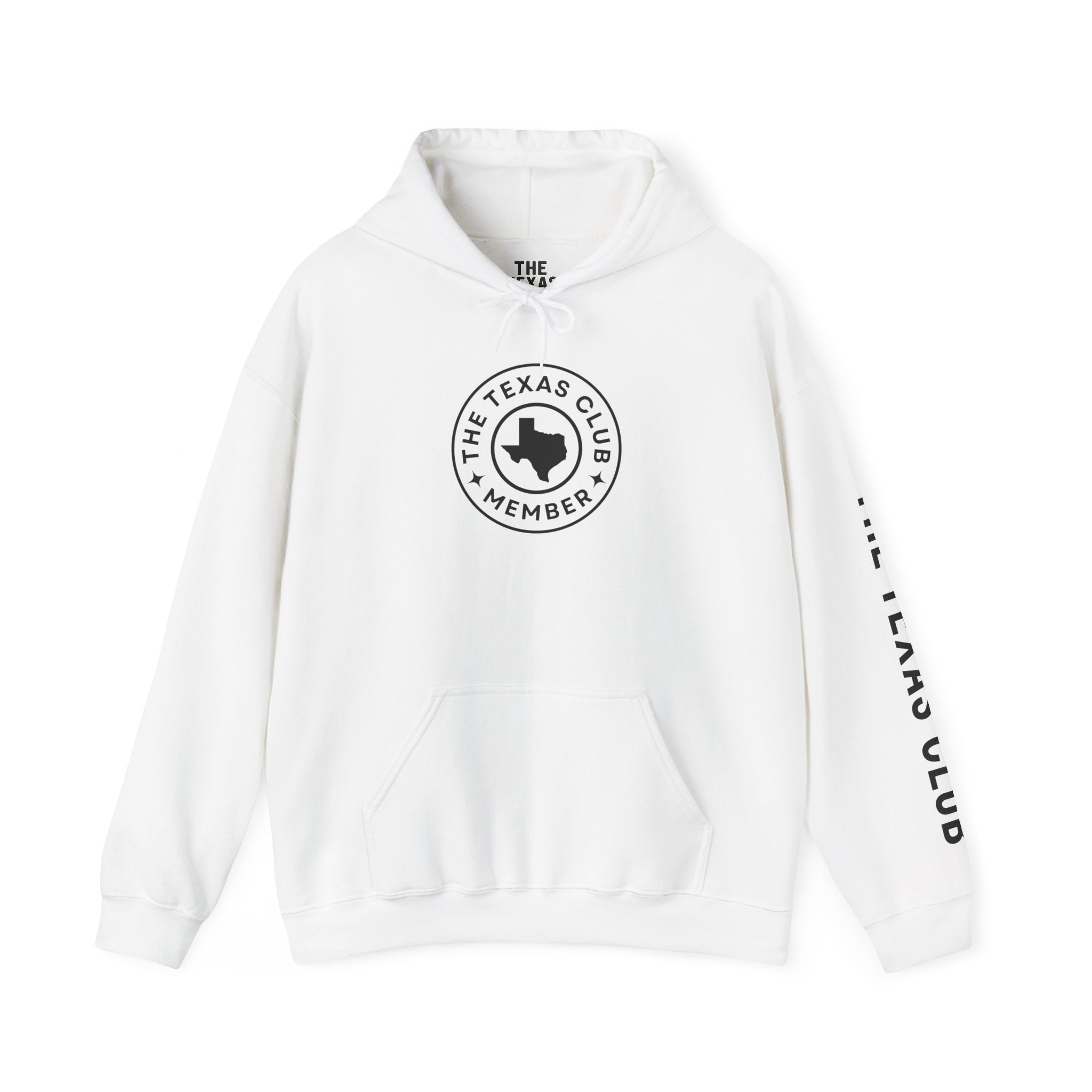 The Texas Club Women's Circle Logo and Sleeve Hoodie