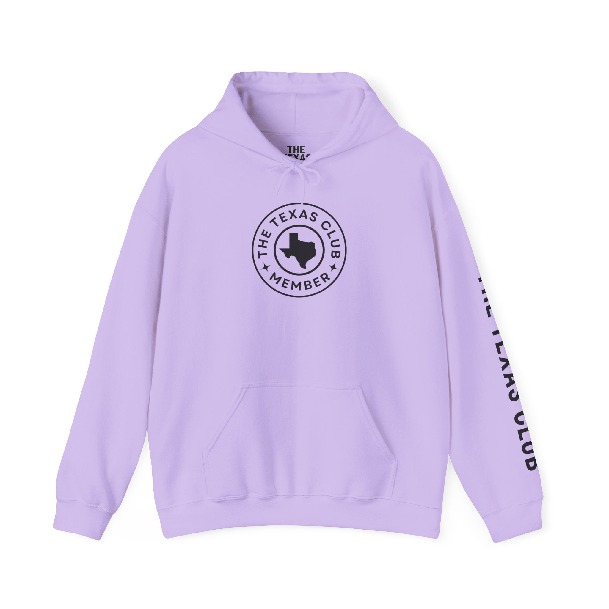 The Texas Club Women's Circle Logo and Sleeve Hoodie