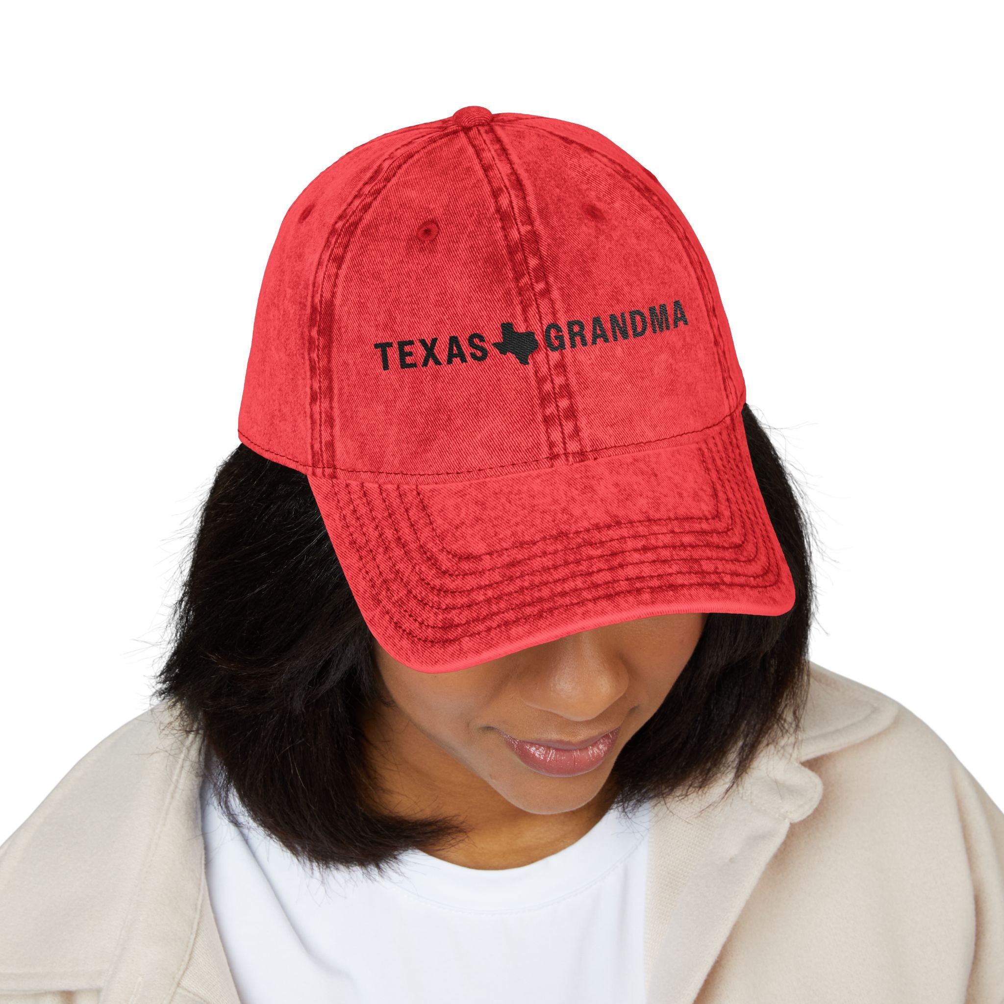 The Texas Club Texas Grandma Vintage Embroidered Hat