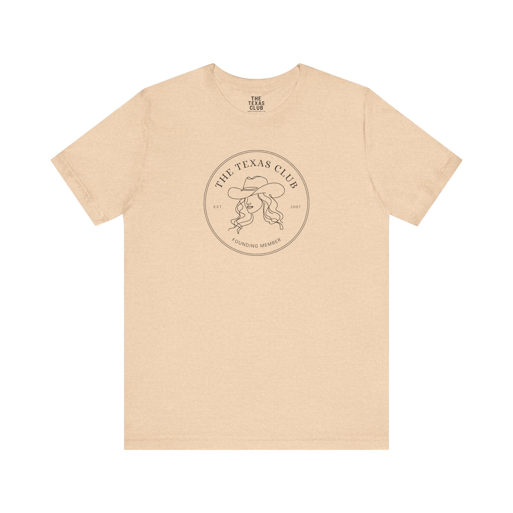 The Texas Club Women's Cowgirl Stencil T-Shirt