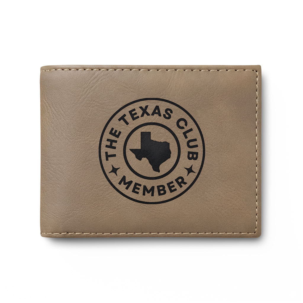 The Texas Club Men's Bi-Fold Wallet with Flip