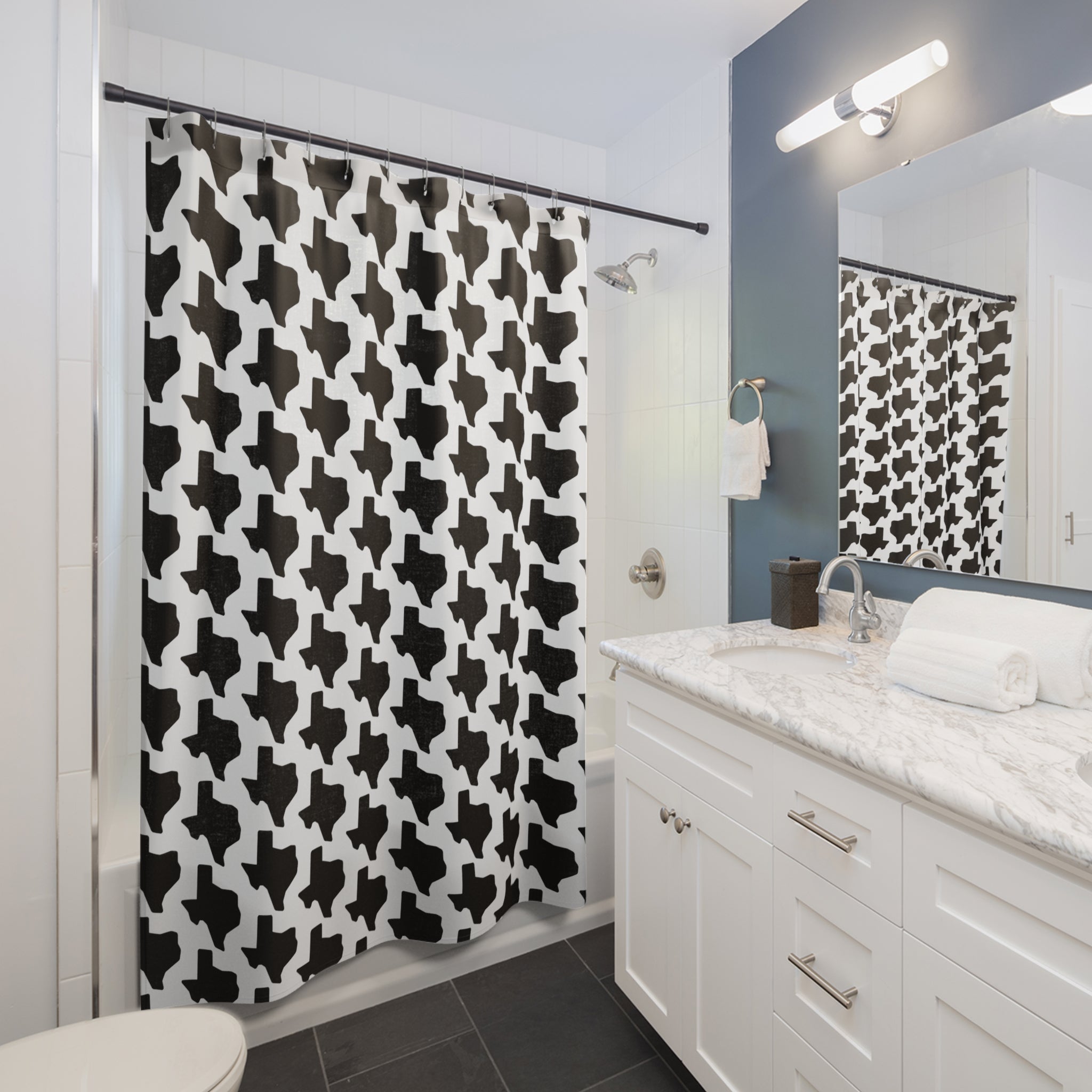 The Texas Club Texas Pattern Shower Curtain