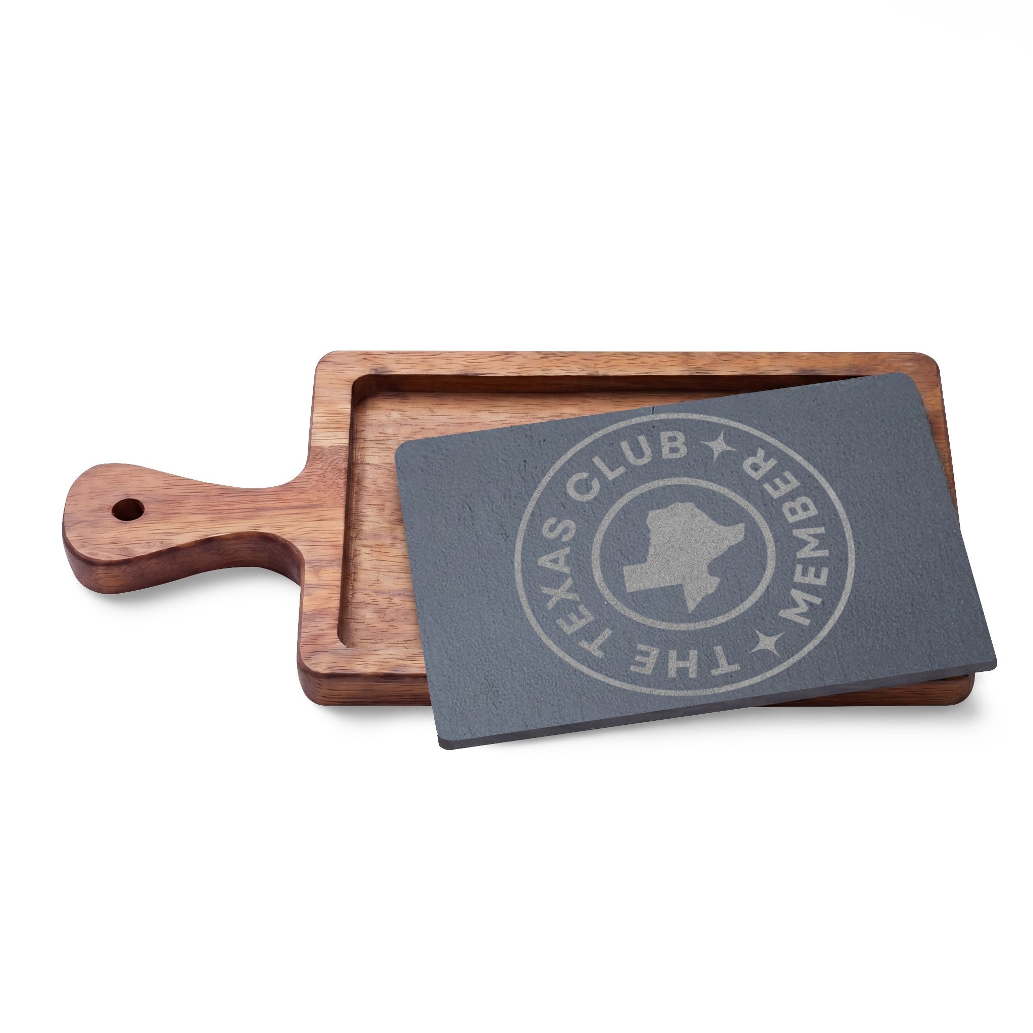 The Texas Club Engraved Charcuterie Board