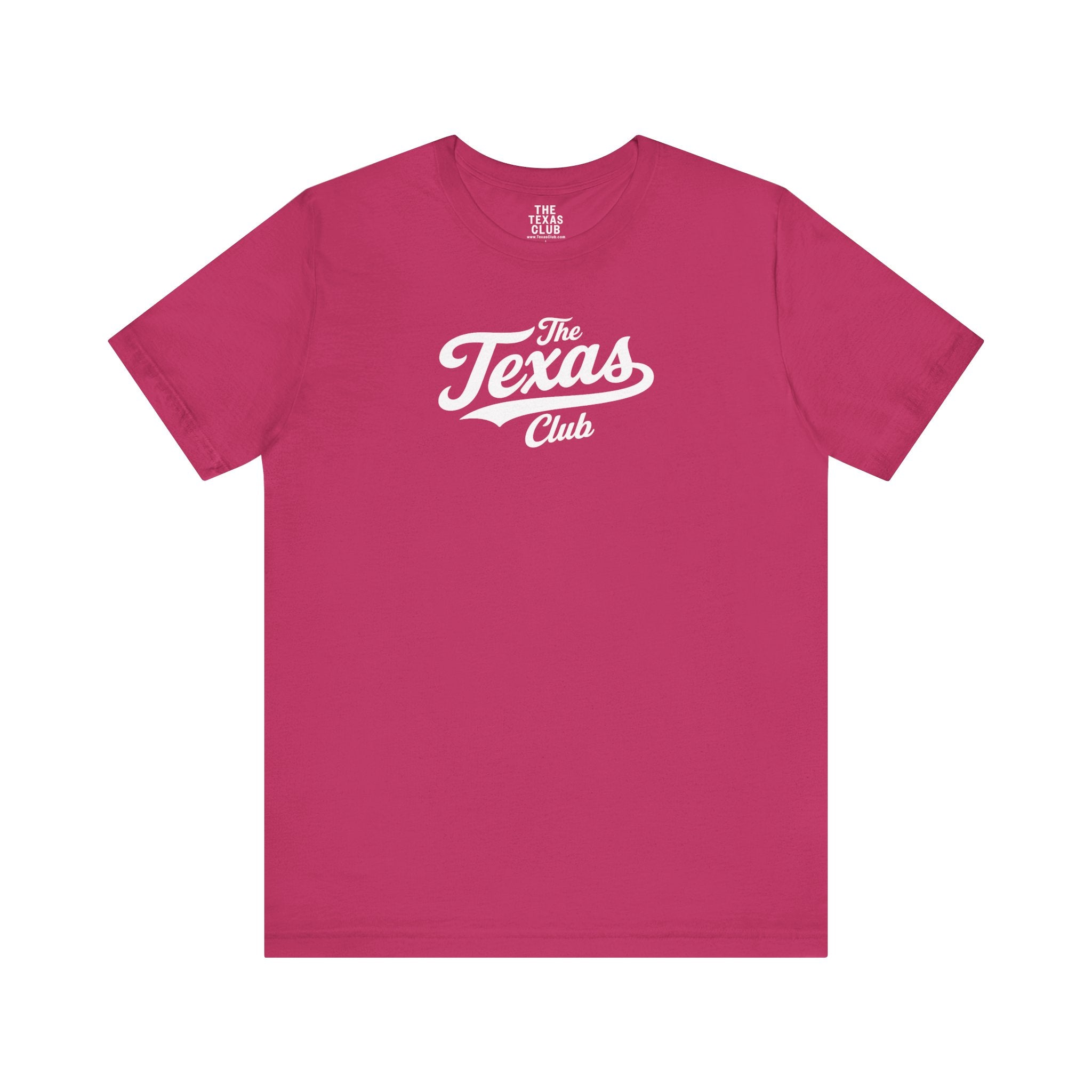 The Texas Club Women's Jersey Logo White Font T-Shirt