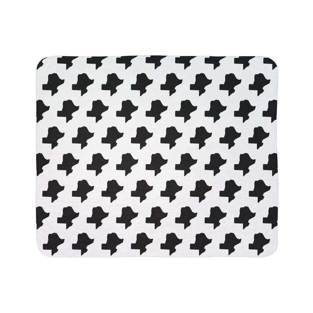 The Texas Club Texas Pattern Sherpa Blanket