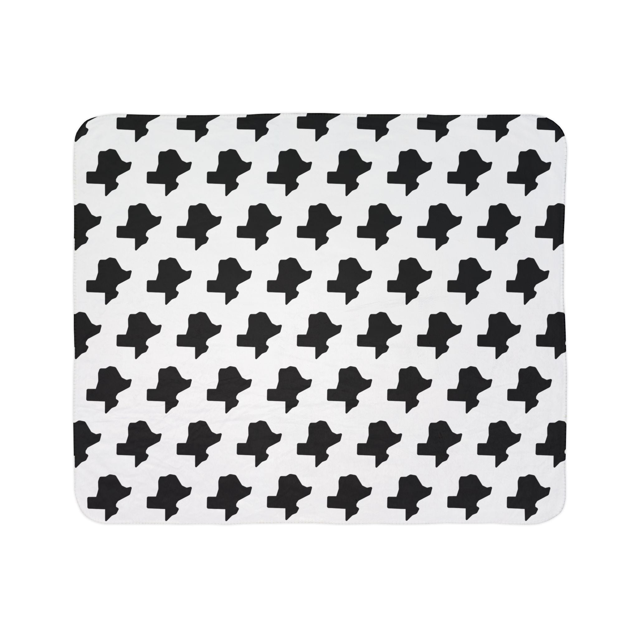 The Texas Club Texas Pattern Sherpa Blanket