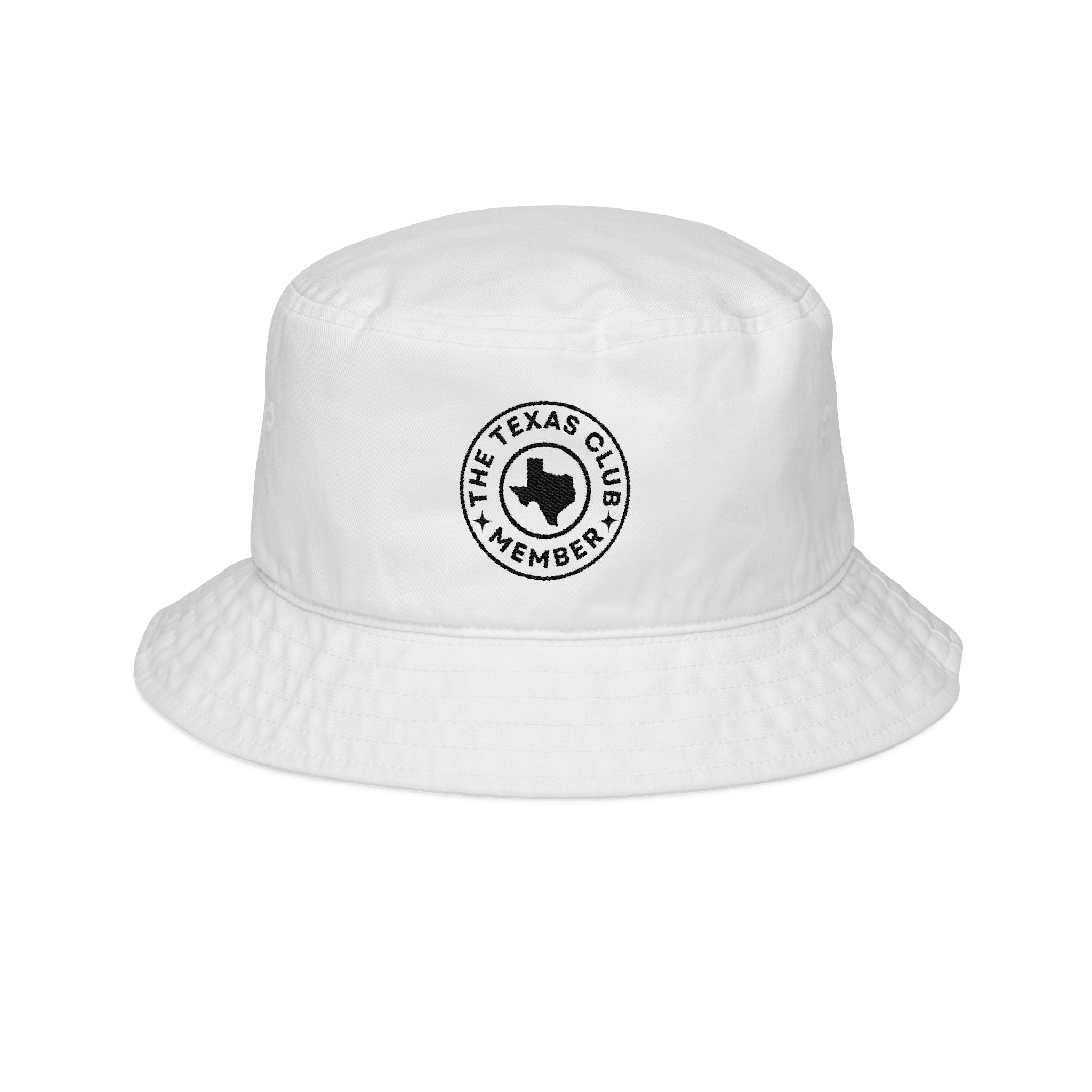 The Texas Club Member White Bucket Hat