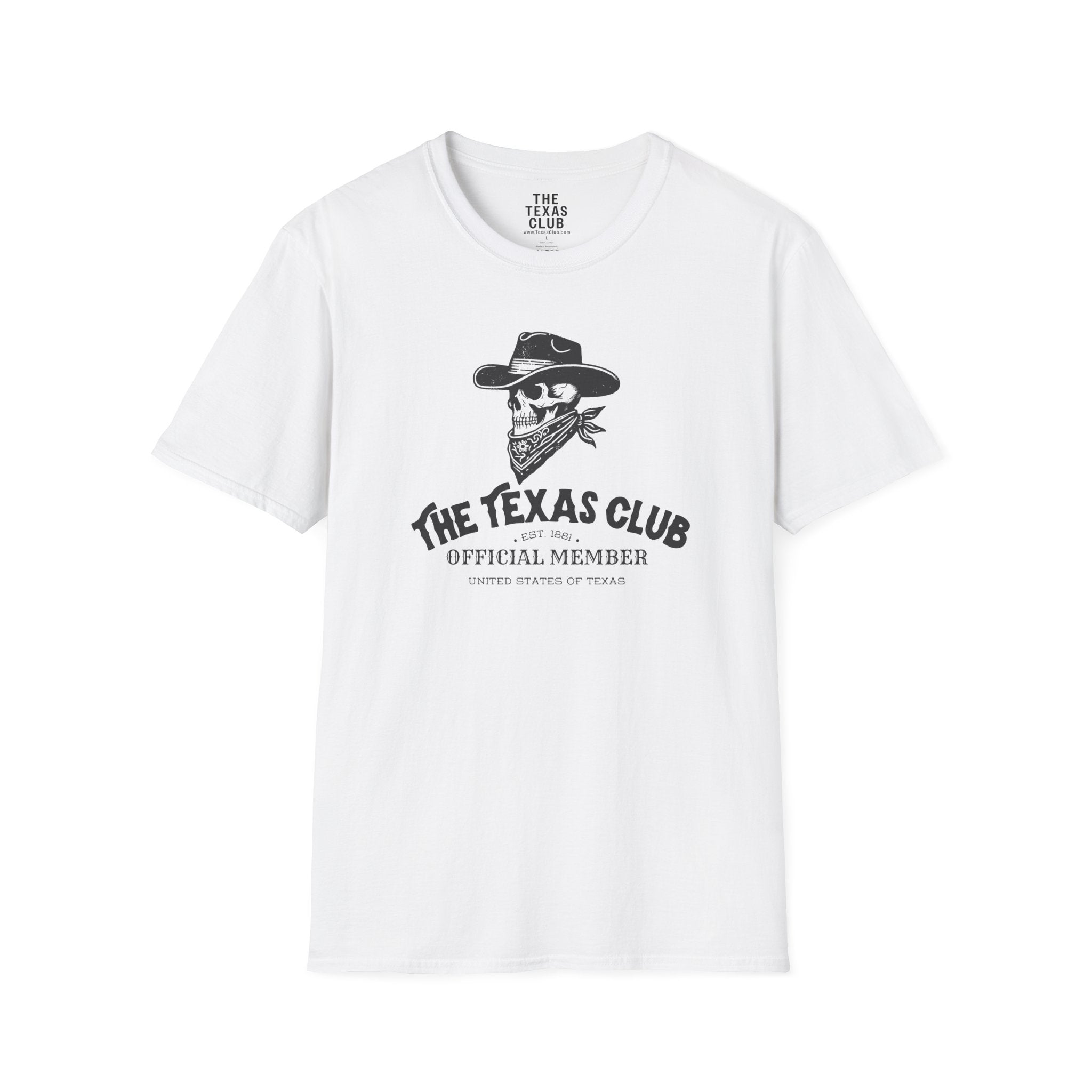 The Texas Club Men's Skull Cowboy T-Shirt