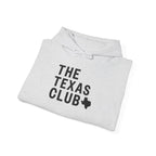The Texas Club Men's Official Logo Black Font Hoodie
