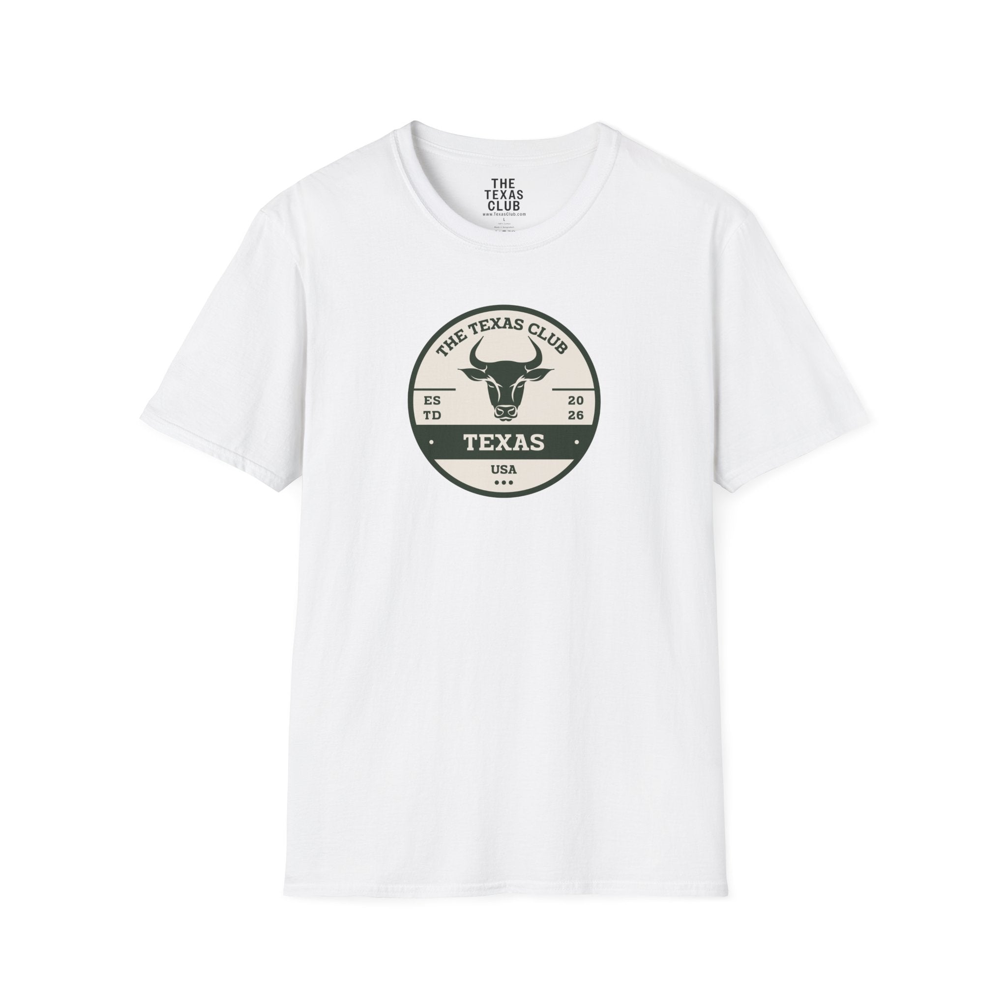 The Texas Club Men's Bull Circle T‑Shirt