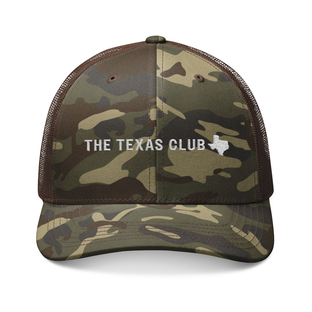 The Texas Club Camouflage Trucker Hat