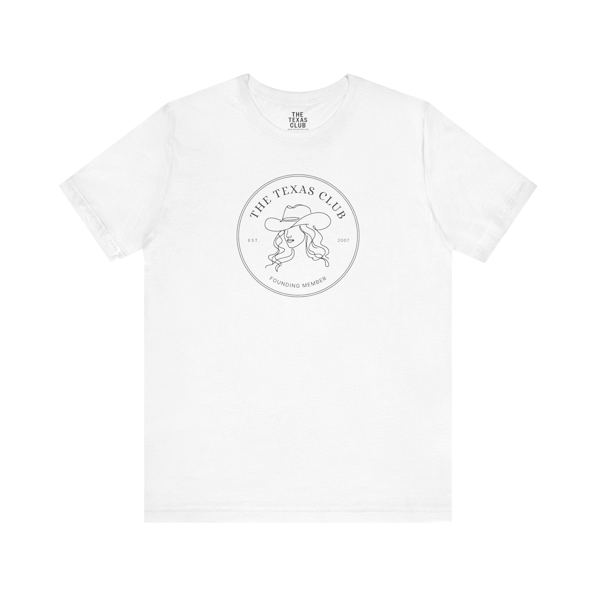 The Texas Club Women's Cowgirl Stencil T-Shirt