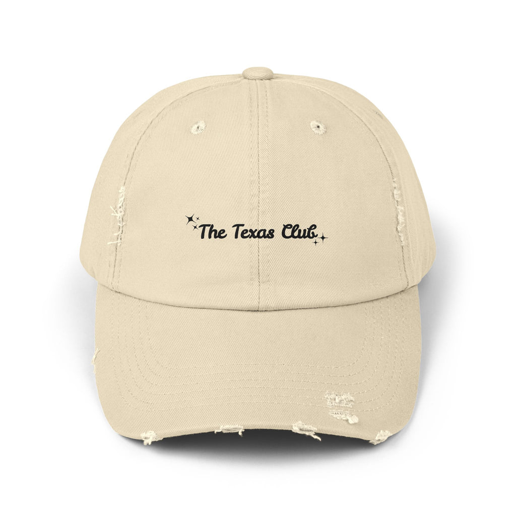 The Texas Club Sparkle Distressed Baseball Hat